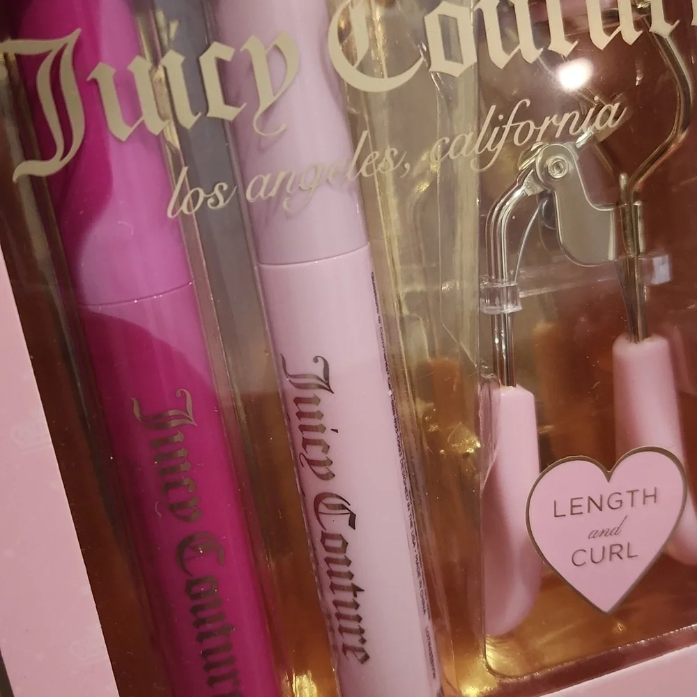 🩷🔹️Juicy Couture Mascara Duo And Lash Curler Intense Volume Luscious Lashes